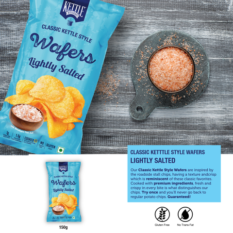 KETTLE STYLE WAFERS LIGHTLY SALTED