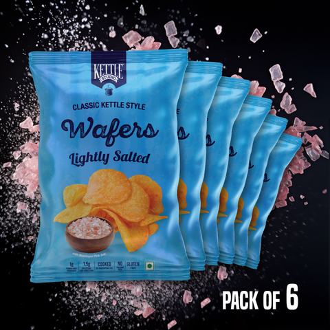 KETTLE STYLE WAFERS LIGHTLY SALTED PACK OF 6