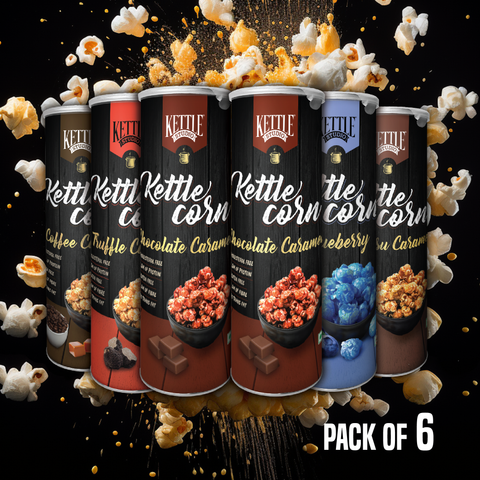 KETTLE POPPED CORN FLAVOUR PACK OF 6