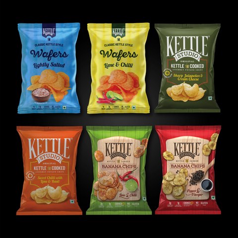 GOURMET KETTLE WORLD COLLECTION PACK OF 6