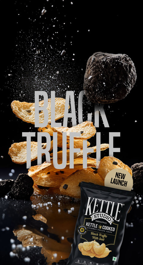 BLACK TRUFFLE AND SALT. THE ULTIMATE GOURMET.