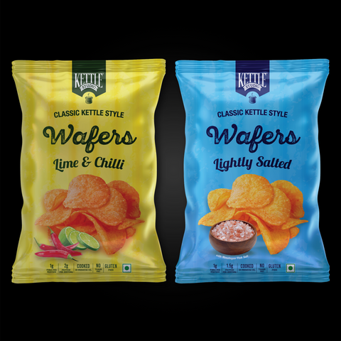KETTLE STYLE WAFERS ASSORTED FLAVOURS PACK OF 6
