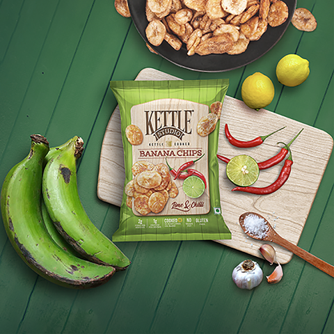 KETTLE COOKED BANANAS LIME & CHILLI